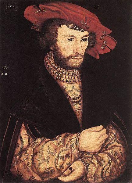 Lucas Cranach Portrait of a Young Man
